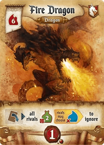 Fire Dragon Res Arcana Artifact Card