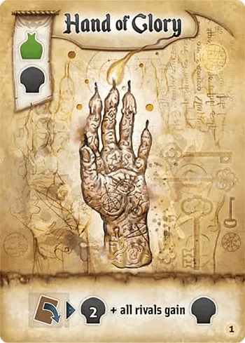 Hand of Glory Res Arcana Artifact Card